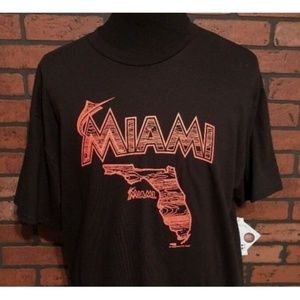 Miami Marlins Baseball Men's T-Shirt Size XL